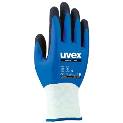 Image of Uvex unilite 7710F: Fully coated multi purpose gloves for heavy duty work Size 9