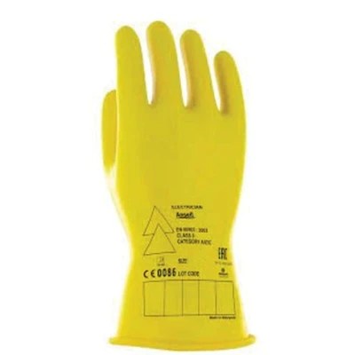 Image of Ansell RIG0014Y ActivArmr Electrical Protection Class 00 Gloves Size 7