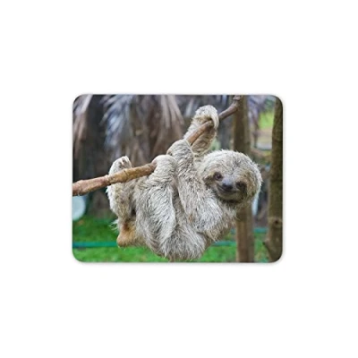 Image of Destination Vinyl Ltd Cute Sloth Mouse Mat Pad Lazy Dad Brother Uncle Son Funny Gift Computer #13048