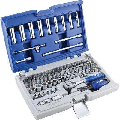 Image of Facom E030707 1/4&quot; Drive Socket Set, 73 Pieces
