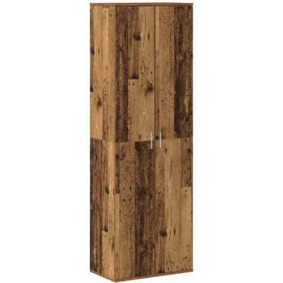 Image of vidaXL Highboard Old Wood 60x35x180 cm Engineered