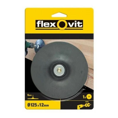 Image of Flexovit Backing Pad For Drill Mount 125mm