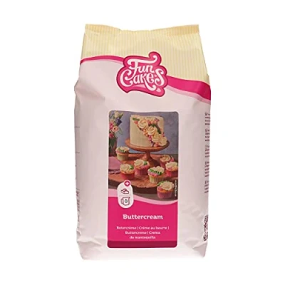 Image of FunCakes Mix for Buttercream Easy to Use, Creamy, Perfect Cake Decorating, Covering and Filling, Topping on Cupcakes, Halal, 4kg