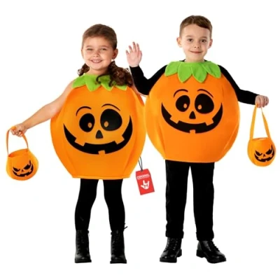 Image of Morph Pumpkin Costume For Toddlers, Toddler Halloween Costume, Kids Girls Boys, Costumes 7 9 Years