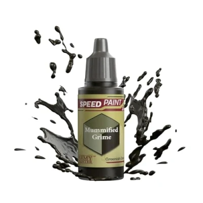 Image of The Army Painter Speedpaint Mummified Grime 2.0, Single Acrylic Paint 18ml One coat Painting Soloution For Fantasy Tabletop Miniatures Like Warhammer 40k And Dungeons Dragons Figures