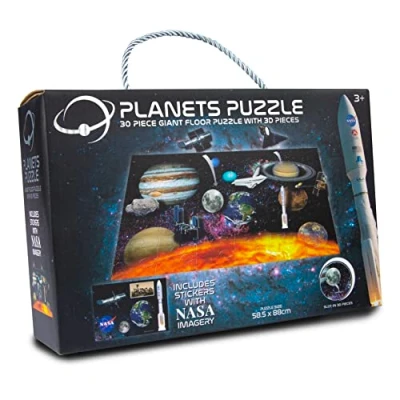 Image of abeec NASA Giant 3D Floor Puzzle Solar System For Kids Puzzles 4 Year Old Jigsaw Toddler 3 Years