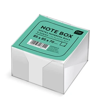 Image of Interdruk Blanc Memo Pad 85 x 70 mm ( 700 Feuilles), Transparent