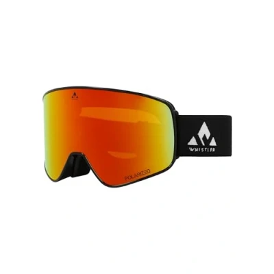Image of WHISTLER WS8500 Unisex Ski Goggles Polarised OTG 1001 Black One Size