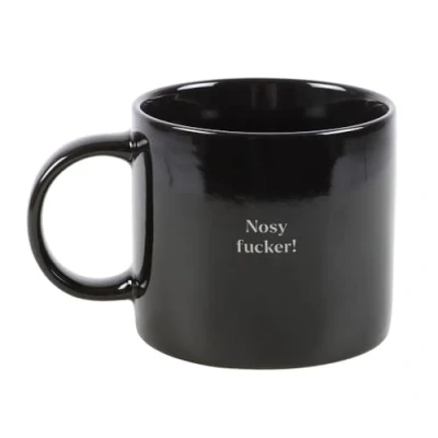 Image of Something Different Nosy F*cker Mug Bold 370ml Coffee Cup for Adults, Sarcastic Humor Office or Home, Microwave &amp; Dishwasher Safe