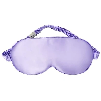 Image of Sleep Mask,Silk Eye Mask for Sleeping Women/Men/Girls,19 Momme Both Sides 100% Pure Mulberry Silk Blackout Anti Allergy Blindfold with Elastic Strap Night,Travel,Nap,Meditation (Purple)