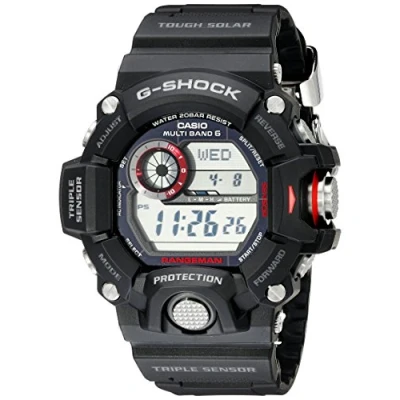 Image of Casio Men Digital Quartz Watch with Plastic Strap GW 9400 1CR