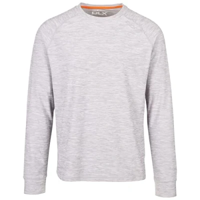Image of DLX Mens Long Sleeve Tshirt Activewear Gym Top Raglan Callum