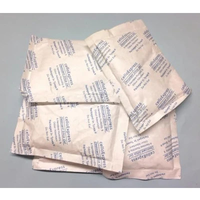Image of celloexpress 50g Silica Gel Pouches Pack of 5 Total Weight 250g in Tyvek Fabric Sachets (50g, 5)