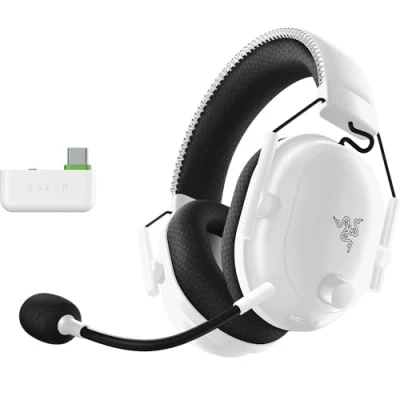 Image of Razer BlackShark V2 Pro (Xbox) Wireless Console E Sports Headset for Xbox SX &amp; One (Triforce 50mm Drivers, HyperSpeed 2,4 GHz, detachable HyperClear Microphone) White