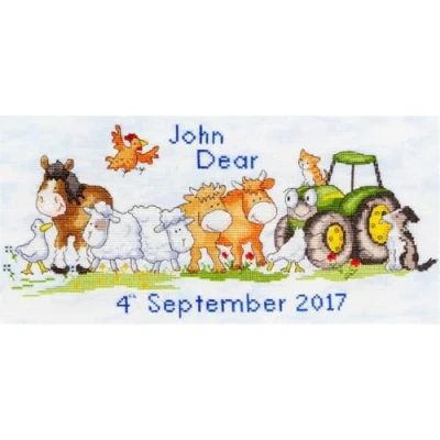 Image of Bothy Threads Cross Stitch Kit First Born