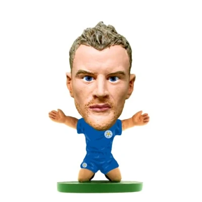 Image of SoccerStarz Leicester Jamie Vardy Home Kit (New Classic)