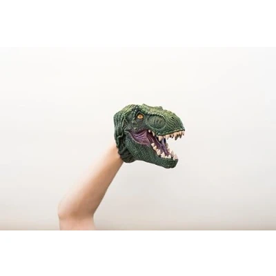 Image of Wild Thingz Hand Puppet Trex Green