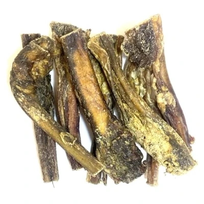 Image of Thick Bulls Pizzles x 4 (5&quot;) Premium Natural Dog Treats Chews Bully Sticks SHC