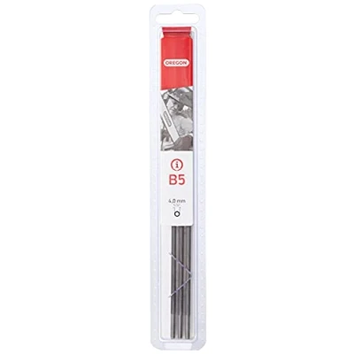 Image of OREGON 5/32 Inch (4.0 mm) Chainsaw Chain Sharpening Round Files to Sharpen 1/4 Inch, 3/8 Low Profile Saw Chains, 3 Pack (Q70509C)