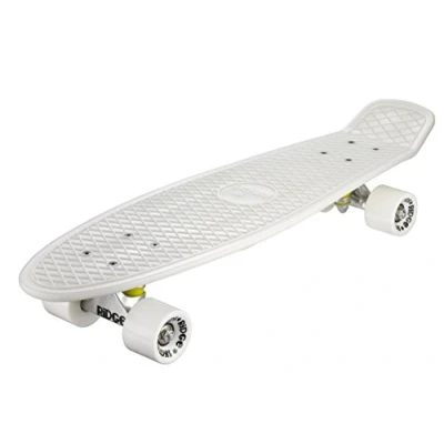 Image of Ridge Skateboards Complete Big Brother Nickel Cruiser Skateboard, 27 Inch, Glow in the Dark