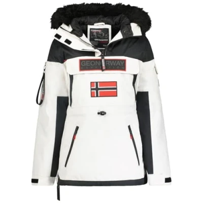 Image of Geographical Norway Women&#039;s Bruna Lady Parka, Blanc, XXL