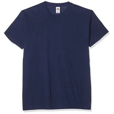Image of Fruit of the Loom Men&#039;s Original Tee, 3 Pack T Shirt, Blue (Navy 32), XXXXX Large (Size:5XL) (Pack 3)