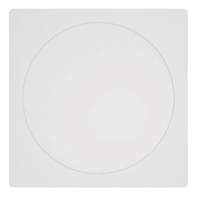 Image of Eglo Recessed LED Ceiling spot Fueva 6, Square Spotlight, lamp Made of Plastic in White, Warm White Cold 21.6 x cm