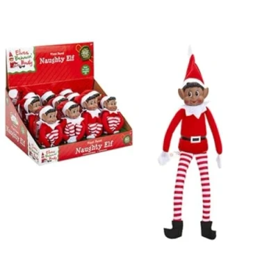 Image of Adorable Red Regular Long Leg Asian Elf Plush 30.48cm (1 Pc.) Ultra Soft Cuddly Material Perfect For Collectors &amp; Kids Alike