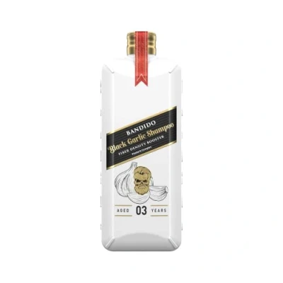 Image of Bandido SHAMPOO Black Garlic, 350 ml, Hair Fiber Density Booster, Vitaherb Complex, Strengthening, Unisex