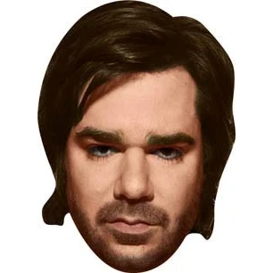 Image of FoxyPrinting Matt Berry Comedian Celebrity Cardboard Party Face Mask Fancy Dress