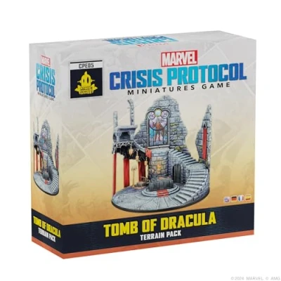 Image of Atomic Mass Games Marvel Crisis Protocol: Tomb Of Dracula Terrain Pack Miniatures Board Game Ages 14+ 2 Players 60+ Minutes Playing Time