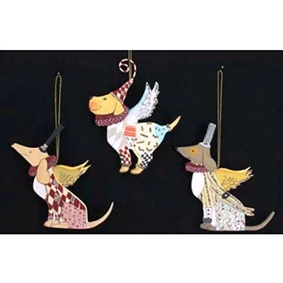Image of One Gisela Graham Fantasy Circus Dog Tree Decoration