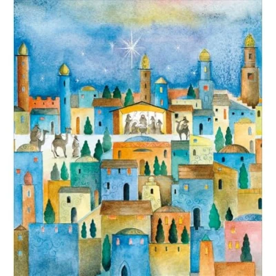 Image of Pack of 5 Bethlehem Starlight Magic! Charity Christmas Cards 605741
