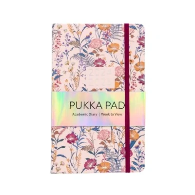 Image of Pukka Pad 2024 2025 Academic Diary Soft Cover Planner Dated August To July with Yearly and Monthly Layouts Lined Pages, Overviews, Goals, Important Dates, Do Lists, Cream