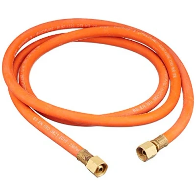 Image of Silverline Gas Hose with Connectors 2m