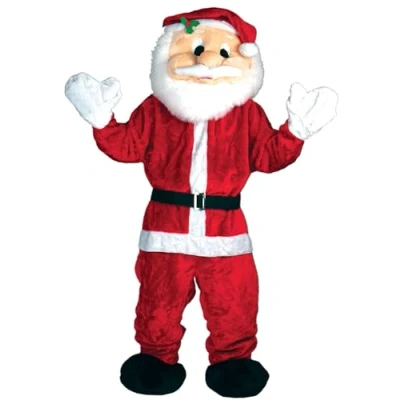 Image of Wicked Costumes Adult Super Deluxe Santa Claus Fancy Dress Mascot One Size