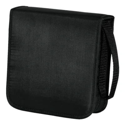 Image of Hama CD Wallet for 40 Discs CD/DVD/Blu Ray Folder Storage, Space Saving the Office, Car and at Home Black