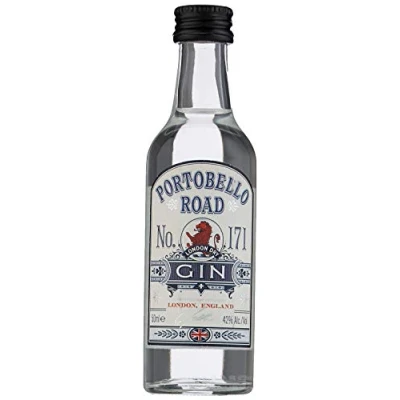 Image of Portobello Road London Dry Gin 5cl Miniature