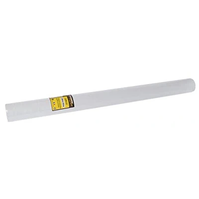 Image of Damask paper disposable tablecloth in roll 50 M long X 1.18 wide with a chic and classic universal pattern white