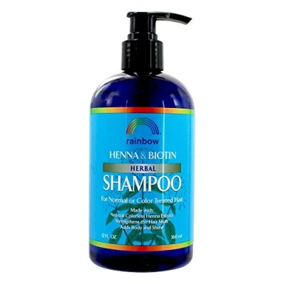Image of Rainbow Research Organic Herbal Henna Boitin Shampoo, 12 Fluid Ounce