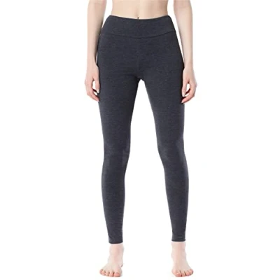 Image of Merry Style Women&#039;s Long Cotton Leggings MS10 429 (Dark Melange, XL)