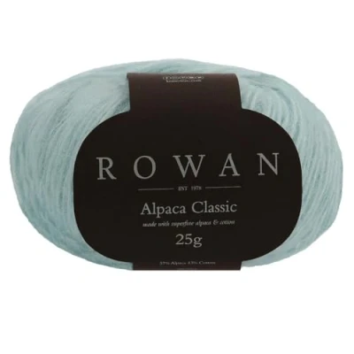 Image of Rowan Alpaca Classic Yarn, Ice Blue (131), 25g