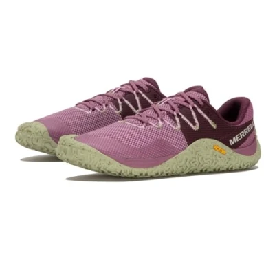 Image of Merrell Trail Glove 7 Minimalist running shoes, Women&#039;s, Size: 5, Fondant/plumwine Textile/synthetics