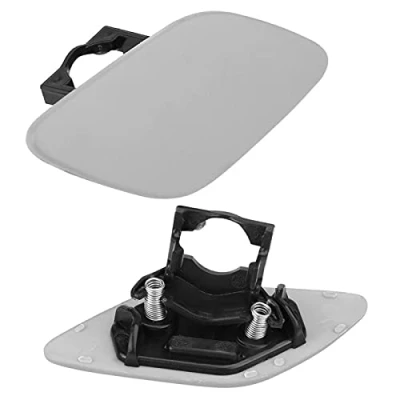 Image of Washer Cover, Headlight Cap Cap, Coupe Front Cover Lamp Flap Bumper Trim Fit for BMW 3 Series E92 E93 6167 7171660(Right)