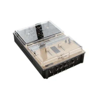Image of Decksaver Cover for Pioneer DJ DJM S9 Super Durable Polycarbonate Protective lid in Smoked Clear Colour, Made The UK DJs&#039; Choice Unbeatable Protection