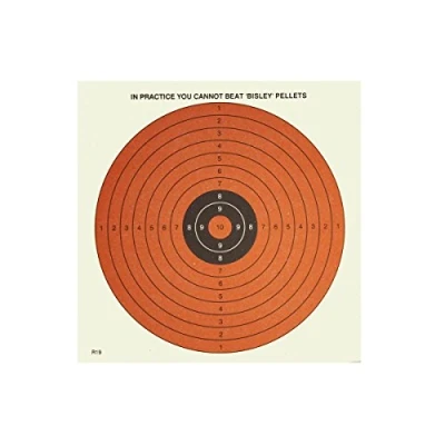 Image of John Rothery Wholesale Red Day Glo Targets 14cm x Pack of 50