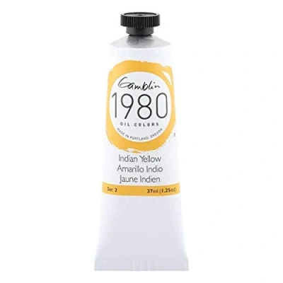 Image of Gamblin 1980 Oil Indian Yellow 37Ml