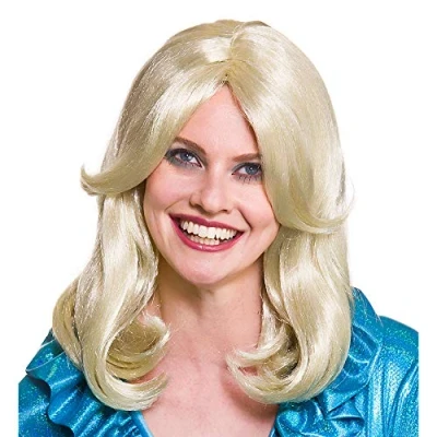 Image of Wicked Costumes Adult 70&#039;s Blonde Glamour Fancy Dress Wig