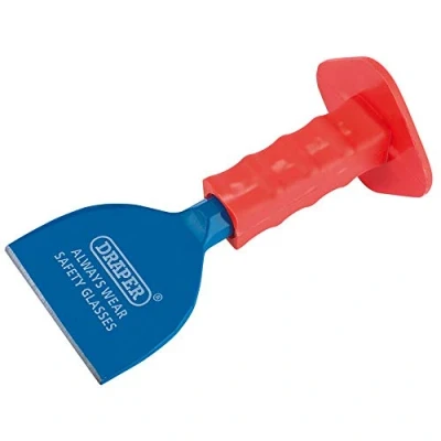 Image of Draper Brick Bolster with Hand Guard, 225 x 100mm (Display Packed)