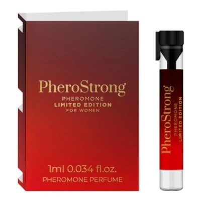 Image of PheroStrong Female Pheromones Limited Edition for Women sex Pheromone perfume cologne fragance to attract Men long lasting feromonas para mujer Fragances Sampler Travel Size 1ml